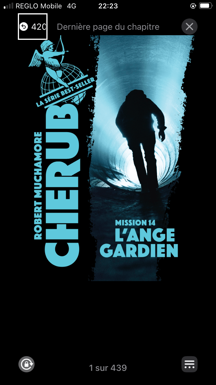 Couverture de l’ange gardien (Cherub tome 14) de Robert Muchamore (ebook)