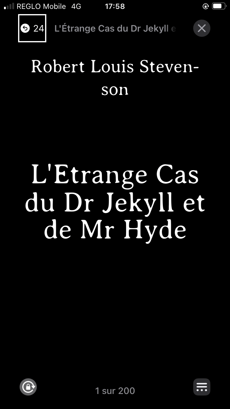 Couverture de l’étrange cas du Dr Jekyll et de Mr Hyde (ebook).