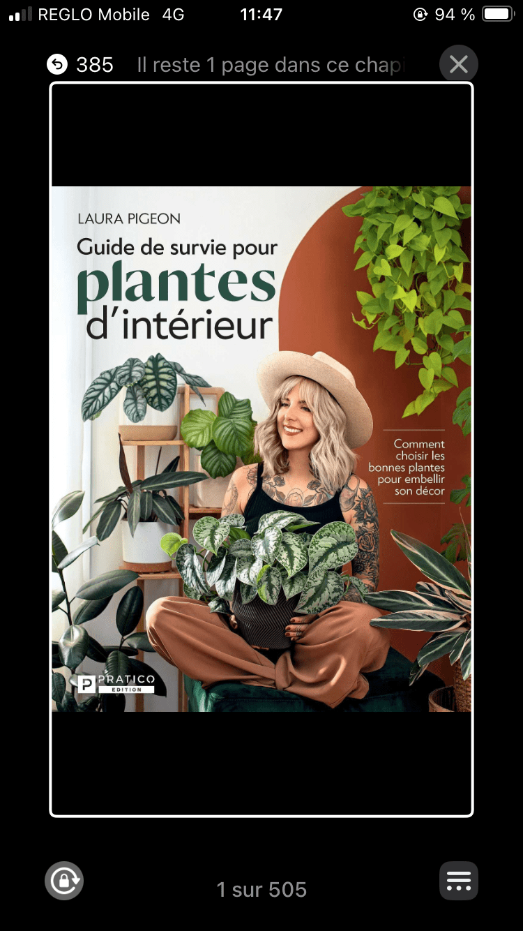 Couverture (ebook) de Guide de survie pour plantes d’intérieur de Laura Pigeon.
