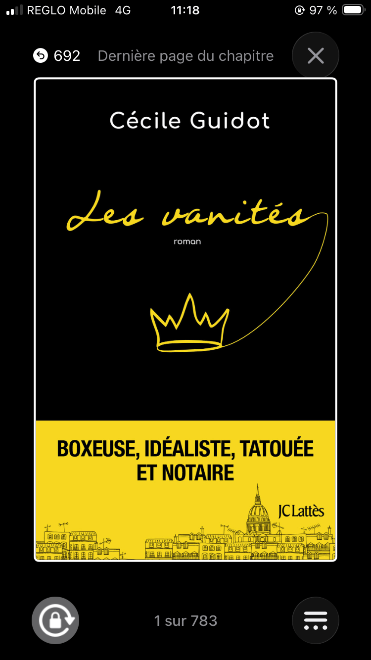 Couverture (ebook) de Les vanités de Cécile Guidot.